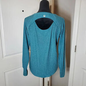 Runway Kids Youth Girls Long Sleeve Tee Workout Top w/ Thumbholes Sz XL/16